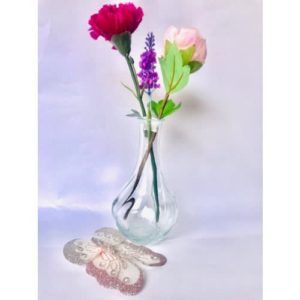 Transparent Glass Vase Flower Arrangements