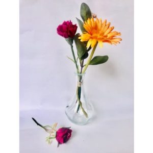 Transparent Glass Vase Flower Arrangements