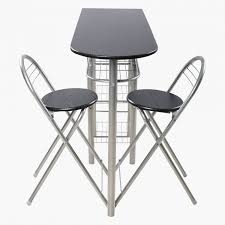 Chrome Steel Kitchen Bistro Set